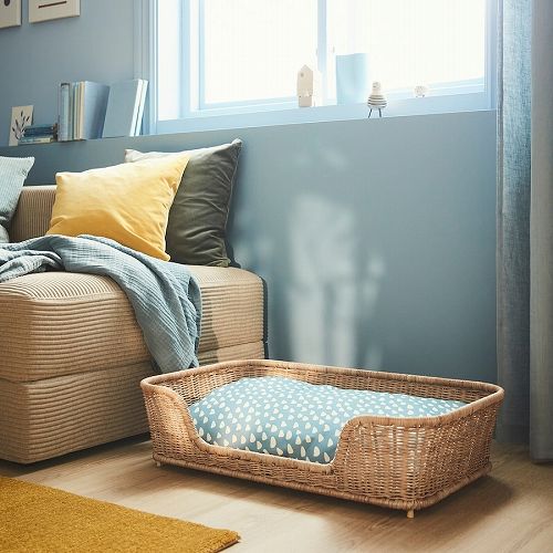 【あす楽】IKEA イケア ペット用クッション ブルー 48x75cm m40567741 UTSADD ウートソッド ペット ペットグッズ 犬用品 ベッド マット 寝具 クッション おしゃれ シンプル 北欧 かわいい