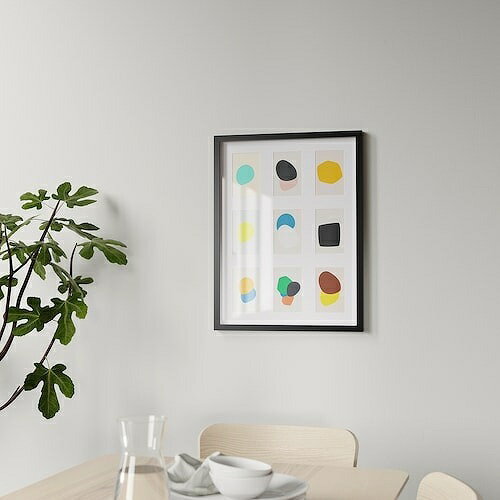 IKEA イケア フレーム 写真9枚用 ブラック 46x61cm m50553710 RODALM ローダルム インテリア 寝具 収納 インテリア小物 置物 フォトフレーム おしゃれ シンプル 北欧 かわいい