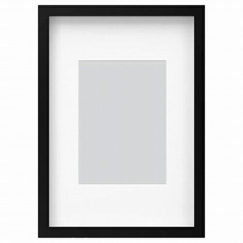 IKEA (イケア)のIKEA イケア フレーム ブラック 21x30cm m60550042 RODALM ローダルム インテリア 寝具 収納 インテリア小物 置物 フォトフレーム おしゃれ シンプル 北欧 かわいい(インテリア雑貨)
