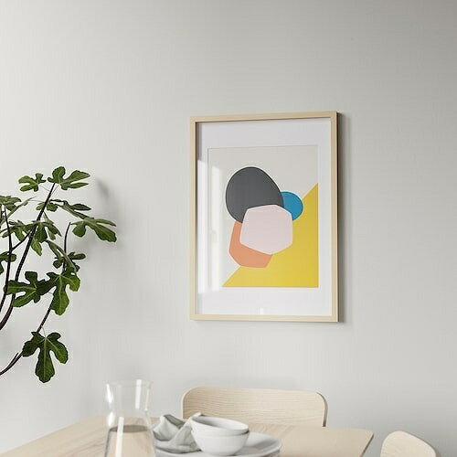 IKEA イケア フレーム バーチ調 50x70cm m60550103 RODALM ローダルム インテリア 寝具 収納 インテリア小物 置物 フォトフレーム おしゃれ シンプル 北欧 かわいい