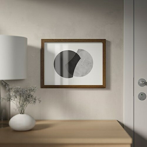 IKEA イケア フレーム ウォールナット調 30x40cm m70550094 RODALM ローダルム インテリア 寝具 収納 インテリア小物 置物 フォトフレーム おしゃれ シンプル 北欧 かわいい