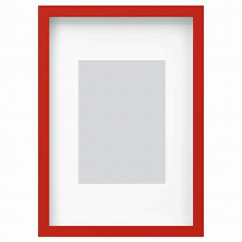 IKEA (イケア)のIKEA イケア フレーム レッド 21x30cm m80566363 RODALM ローダルム インテリア 寝具 収納 インテリア小物 置物 フォトフレーム おしゃれ シンプル 北欧 かわいい(インテリア雑貨)