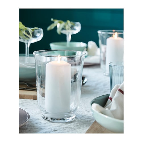 IKEA イケア 花瓶 ランタン クリアガラス 高さ18cm z00326536 POMP ポムプ インテリア雑貨 インテリア小物 置物 フラワーベース おしゃれ シンプル 北欧 かわいい