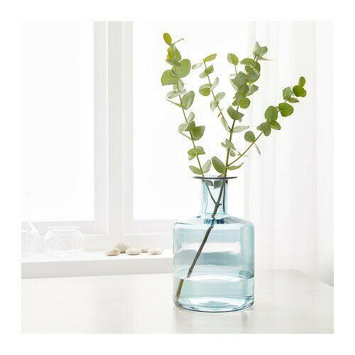 IKEA イケア 花瓶 ブルー 青 高さ28cm z30392657 PEPPARKORN ペッパルコルン インテリア雑貨 インテリア小物 置物 フラワーベース おしゃれ シンプル 北欧 かわいい