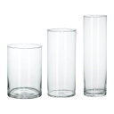 IKEA イケア CYLINDER 花瓶 3点セット クリアガラス d60175214