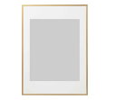 【あす楽】IKEA イケア フレーム ゴールドカラー 50x70cm n60419523 LOMVIKEN ロムヴィーケン インテリア雑貨 インテリア小物 置物 フォトフレーム 写真立て おしゃれ シンプル 北欧 かわいい