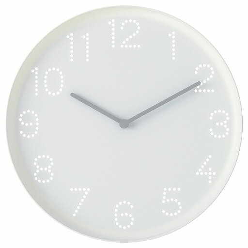 IKEA (イケア)のIKEA イケア ウォールクロック 時計 ホワイト 25cm n60454291 TROMMA トロマ インテリア 雑貨 壁掛け時計 掛け時計 おしゃれ シンプル 北欧 かわいい リビング(インテリア雑貨)