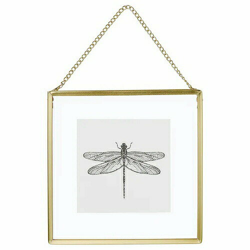 IKEA イケア フレーム ゴールドカラー 16x16cm m40470937 LERBODA レルボダ インテリア雑貨 インテリア小物 置物 フォトフレーム 写真立て おしゃれ シンプル 北欧 かわいいのサムネイル