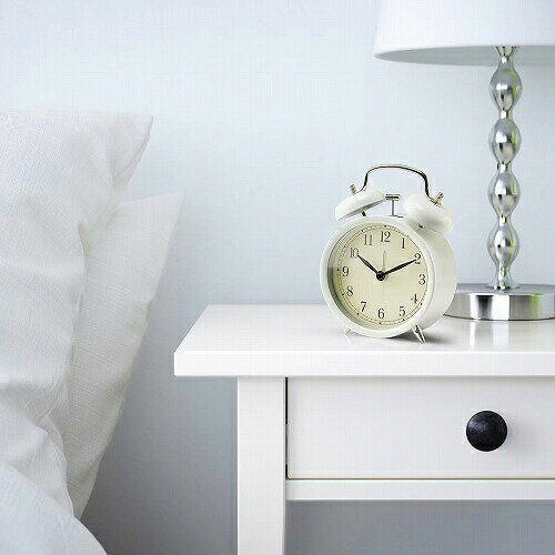 【あす楽】IKEA イケア アラームクロック 低消費電力 ホワイト 10cm m70540477 DEKAD デカード インテリア 雑貨 置き時計 目覚まし時計 おしゃれ シンプル 北欧 かわいい