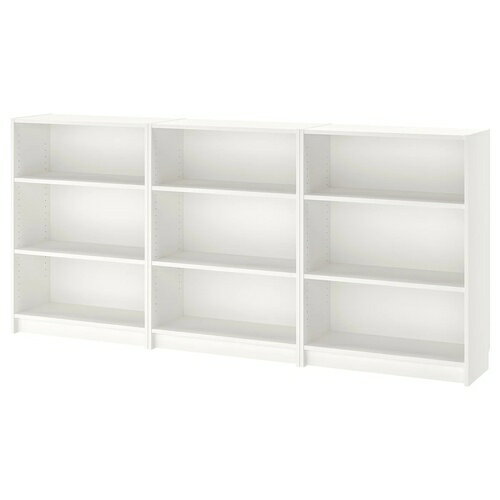 IKEA (イケア)のIKEA イケア 本棚 ホワイト 240x 28x106cm m09545327 BILLY ビリー 収納棚 シンプル 木製ラック 静音棚 北欧 おしゃれ(子供用インテリア)