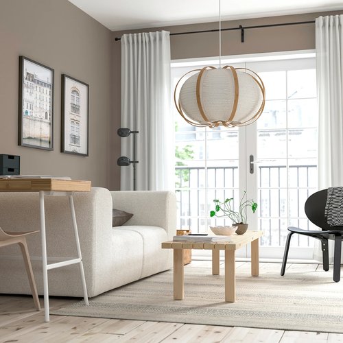 IKEA イケア ペンダントランプ ホワイト 竹 67cm s89618800 TAGGTOFS タッグトフス HAVSDJUP ハーヴスユープ