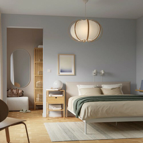 IKEA イケア ペンダントランプ ホワイト 竹 67cm s89618800 TAGGTOFS タッグトフス HAVSDJUP ハーヴスユープ