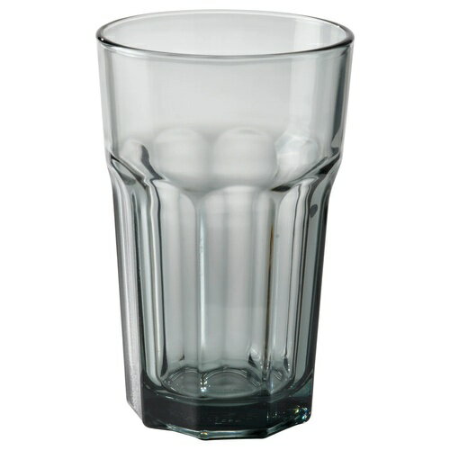 IKEA イケア グラス グレー 350ml m20623111 POKAL ポカール