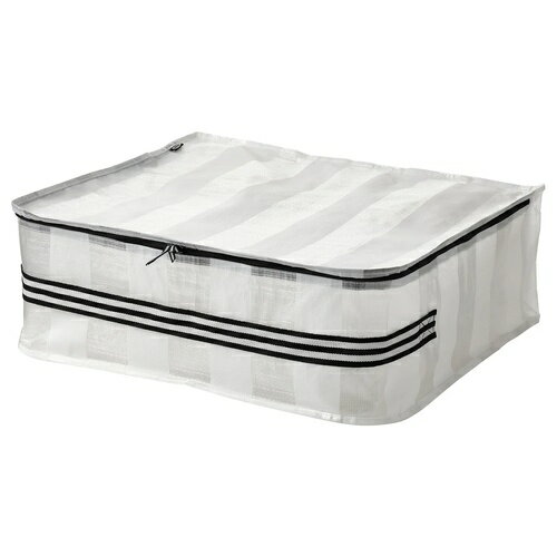 樂天商城 - IKEA イケア 収納ケース ホワイト/透明 55x 49x19cm m70504196 GORSNYGG ヨールスニグ