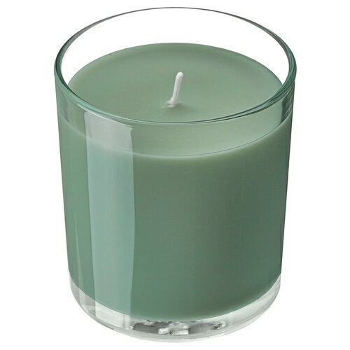 Candles - IKEA イケア アロマキャンドル グラス入り イチジクの葉 グリーン 40 時間 m70608410 LOTSFAGEL ロッツフォーゲル