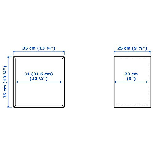 樂天商城 - IKEA イケア 壁取り付け式シェルフユニット ホワイトステインオーク調 35x 25x35cm s09286258 EKET エーケト
