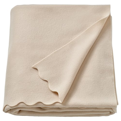 IKEA イケア ブランケット ライトベージュ 130x170cm m00624593 DAGGKAPOR ダッグコーポル