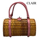 【中古】 ケイトスペード Katespade カゴバッグ ピンク