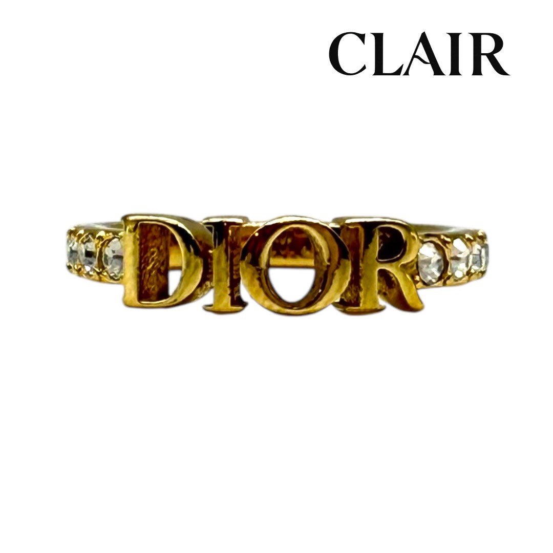【中古】クリスチャンディオール ディオール CD リング M GP ゴールド レディース DIOR
