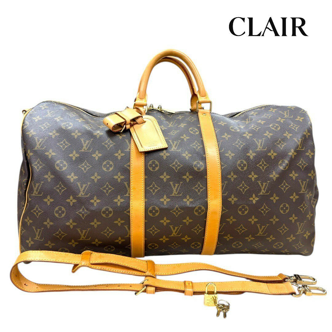 樂天商城 - 【中古】ルイヴィトン ボストンバッグ キーポルバンドリエール55 M41414 モノグラム Louis Vuitton