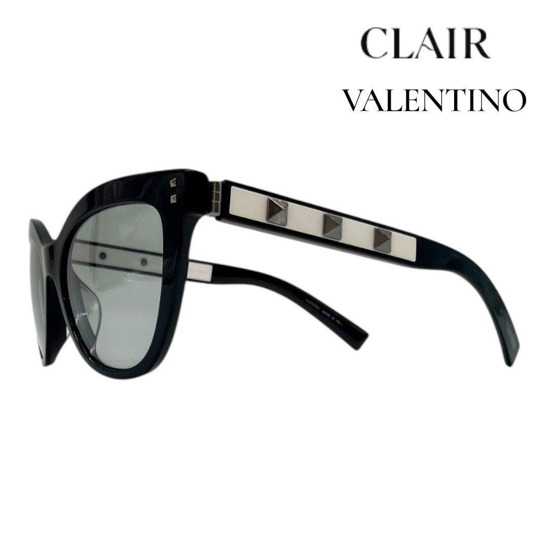 樂天商城 - 【中古】ヴァレンティノ スタッズ サングラス ブラック ホワイト VALENTINO