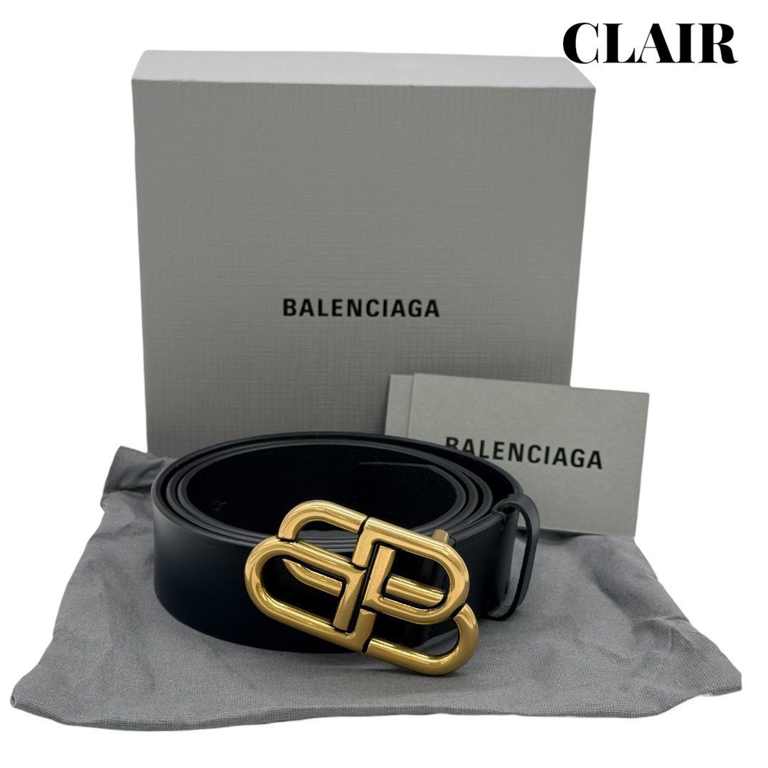 新品 定価以下 BALENCIAGA バレンシアガ BB ラージ ベルト Bb ラージ ベルト