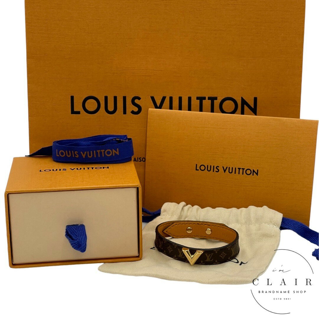 š ŸʡLOUIS VUITTON 륤ȥ ֥쥹åȡ󥷥 V Υ Υ७Х 쥶֥쥹å ꡼ M6042E ̵ ֥  