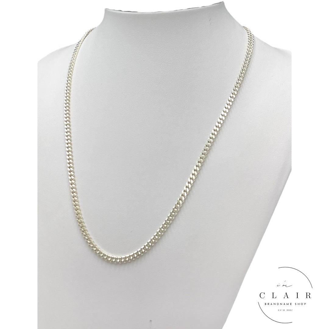 CLAIRSTORE 楽天市場店の【新品】喜平チェーンネックレス シルバー ネックレス 50cm 幅3mm 19.7g 925刻印あり 海外買付 ハンドメイド スターリングシルバー925 銀 男女兼用 ユニセックス メンズ レディース｜アングル2