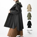 ★スグ使える最大1,500円OFFクーポン★【送料無料】 トレンチ風ミリタリーコート 3色 M-LL レディースファッション アウター コート トレンチコート ...