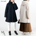 ★スグ使える最大1,500円OFFクーポン★【送料無料/再入荷】 中綿×裏起毛コート 2色 M L 長袖 防風 レディースファッション アウター コート ロング...