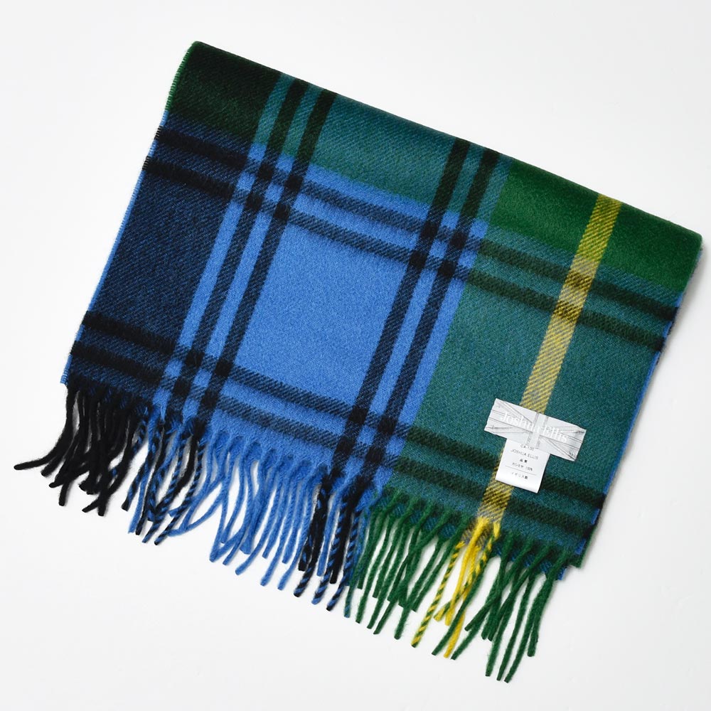 Joshua Ellis / ジョシュア・エリス ゴードンチェック カシミヤマフラー