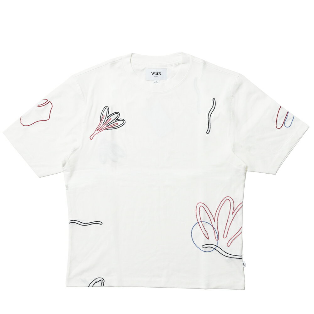wax london / ワックスロンドン コットン エンブロイダリー オーバーサイズ Tシャツ(4.0)