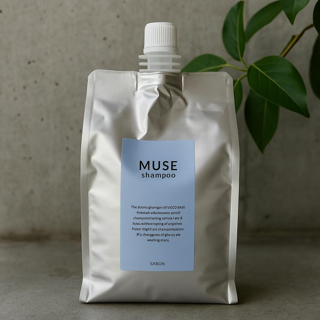 【MUSE】アロマシャンプー～サボン～リフィル（詰め替え用）艶髪 美髪 乾燥 うるおい ダメージ補修 髪質改善 優しい洗い上がり