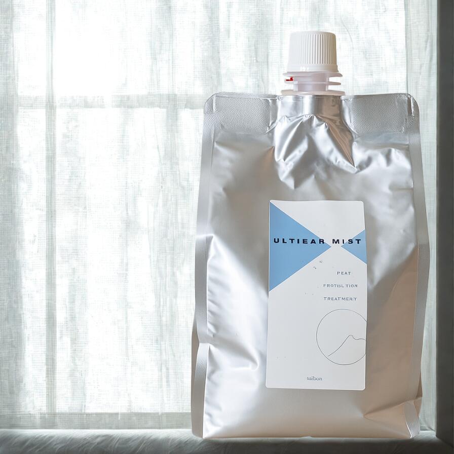 【ULTIEAR MIST】～ウルティアミスト～リフィル（詰め替え用） サボンの香り 1000ml 洗い流さないトリートメント ミスト 艶髪 髪質改善 ダメージ補修 ブローローション 巻紙ウォーター 寝ぐせ直し ヘアケア 美髪