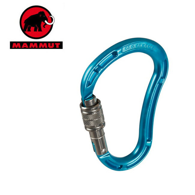 ★MAMMUT マムート Bionic Mythos/1569-Screw Gate aqua 2040-01521 【 カラビナ アウトドア キーホルダー 】【メール便・代引不可】