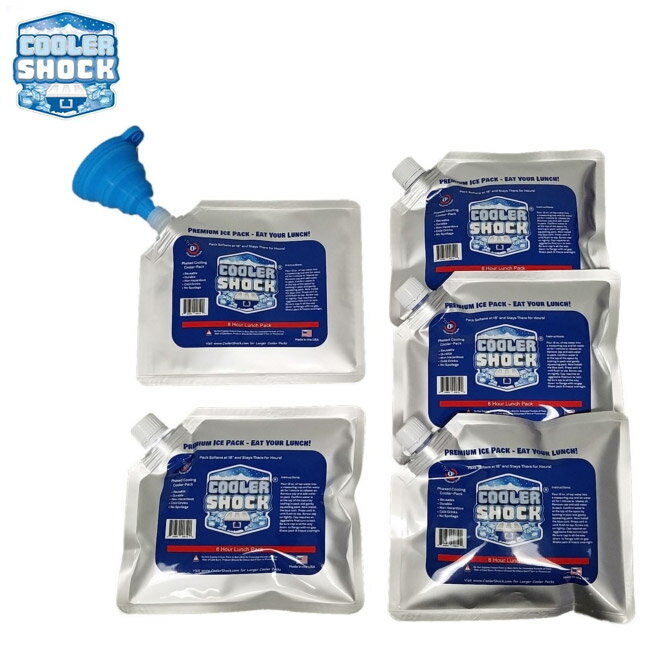 ★ COOLER SHOCK クーラーショック COOLER SHOCK Small 5pcsセット 7CSSSET 【 保冷剤 アウトドア キャンプ BBQ 】