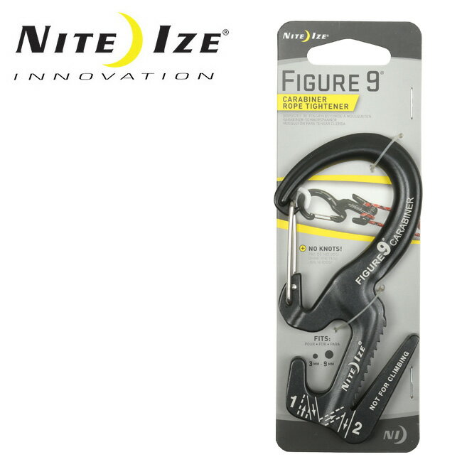 NITE-IZE iCgACY tBMA9 Jri[[v^Cgi L FIGURE CARABINER ROPE TIGHTENER C9L-02-01 y Lv [v AEghA zy[ցEsz