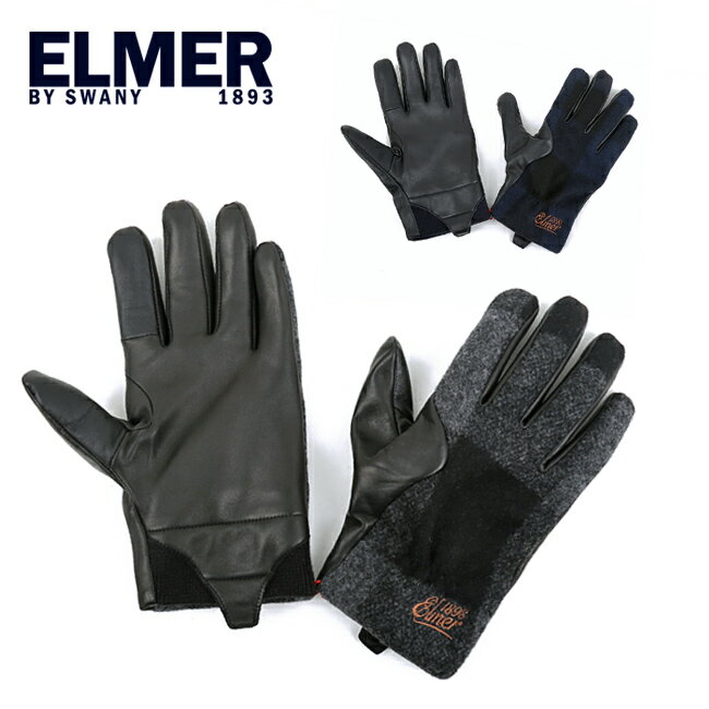 ★ ELMER エルマー Buffalo Check / Sheep Leather with Conductive バッファローチェック/シープレザーウィズコンダクティブ EM403 【手袋/グローブ/羊革/アウトドア】