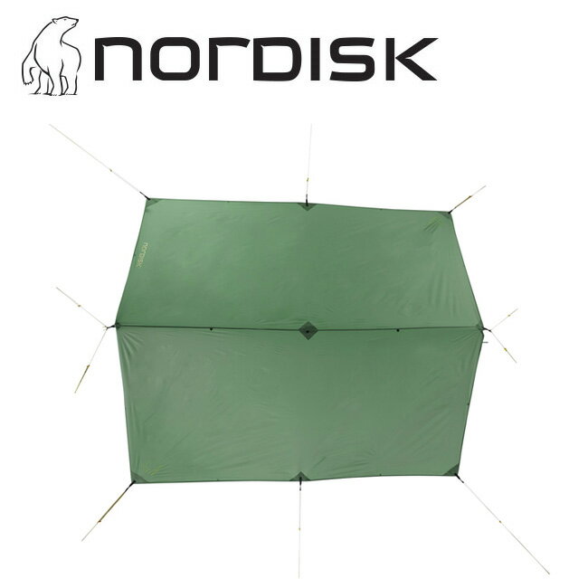 ★NORDISK ノルディスク Voss 9 m2 PU ヴォス Dusty Green 127015 【 日本正規品 アウトドア キャンプ タープ 日よけ 防災 】