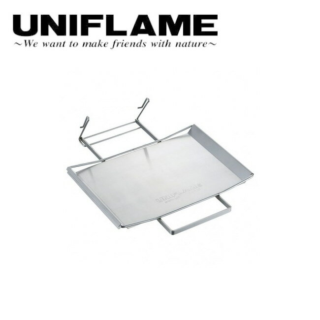 楽天Clapper★ UNIFLAME ユニフレーム UFタフグリル サイドラック 665305 【 バーベキュー 調味料 具材 アウトドア キャンプ 】