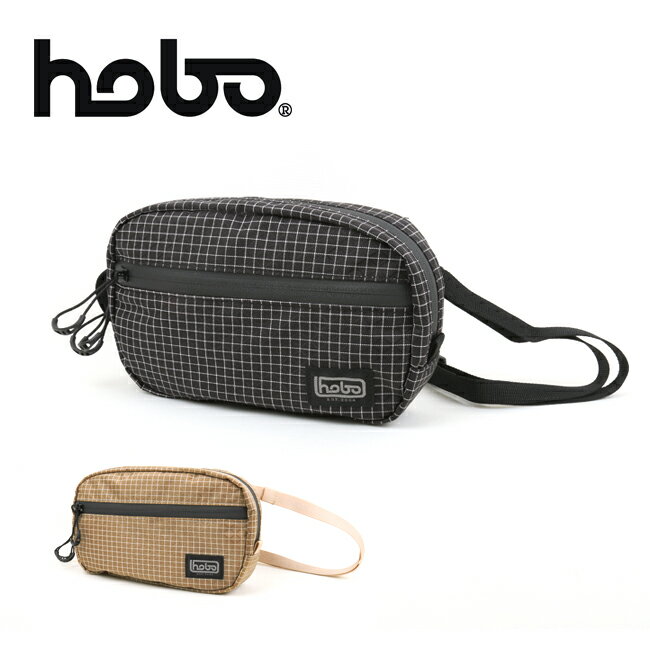 ★hobo ホーボー SPECTRA X-GRIDSTOP NYLON WAIST BAG スペクトラグリッドストップナイロンウエストバッグ HB-BG3120 【 ショルダーバッグ ボディバッグ ヒップバッグ アウトドア 】