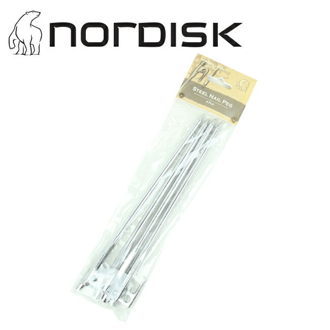 NORDISK mfBXN STEEL NAIL PEG 4PCS X`[lCyO 119040 y {Ki eg AEghA Lv z