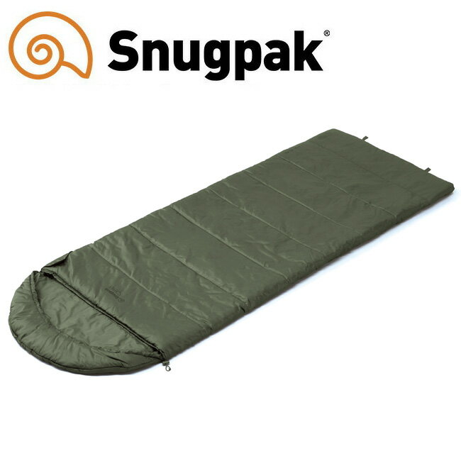 ★Snugpak スナグパック ノーチラス スクエア レフトジップ SP14653OL 【寝袋/シュラフ/春夏シーズン/キャンプ/アウトドア】