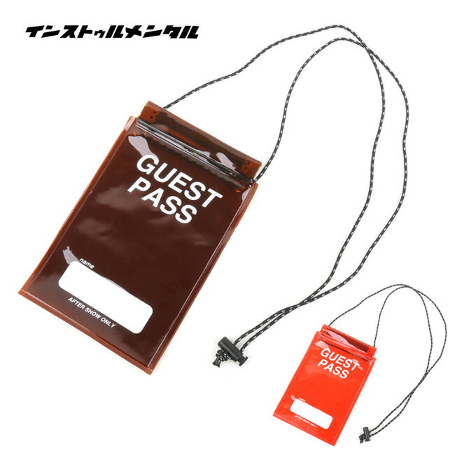 ★インストゥルメンタル PASS HOLDER パスホルダー IN-079 【 パスケース 首かけ アウトドア 】【メール..