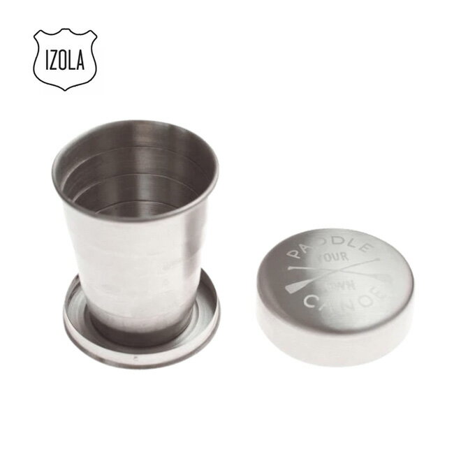 ★IZOLA イゾラ Canoe Travel Cup カヌートラベルカップ 【 コップ 食器 アウトドア キャンプ 折り畳み BBQ 】