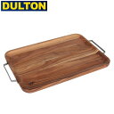 ★DULTON ダルトン ACACIA TRAY WITH METAL HANDLE RECTANGLE L アカシアトレイウィズメタルハンドルレクタングルL K19-0106L 