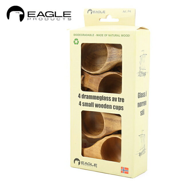 ★EAGLE Products イーグルプロダクツ Small Wooden Cups 4pc スモールウッデンカップス P4 