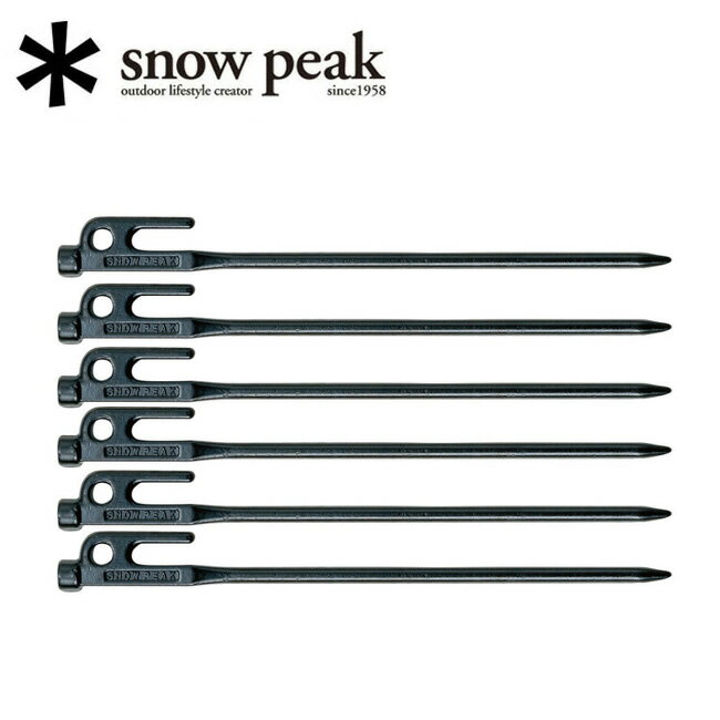 ★Snow Peak スノーピーク ソリッドステーク30 6本セット R-103-1 【 ペグ テント タープ アウトドア 】のサムネイル