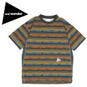 ★and wander アンドワンダー print short sleeve T プリントショートスリーブティー 574-1153073 【 半袖 トップス Tシャツ 】(4)