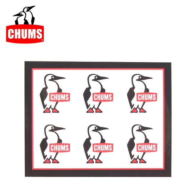 楽天Clapper★CHUMS チャムス Sticker Booby Bird Mini ステッカーブービーバードミニ CH62-1621 【 シール インテリア 雑貨 】【メール便・代引不可】